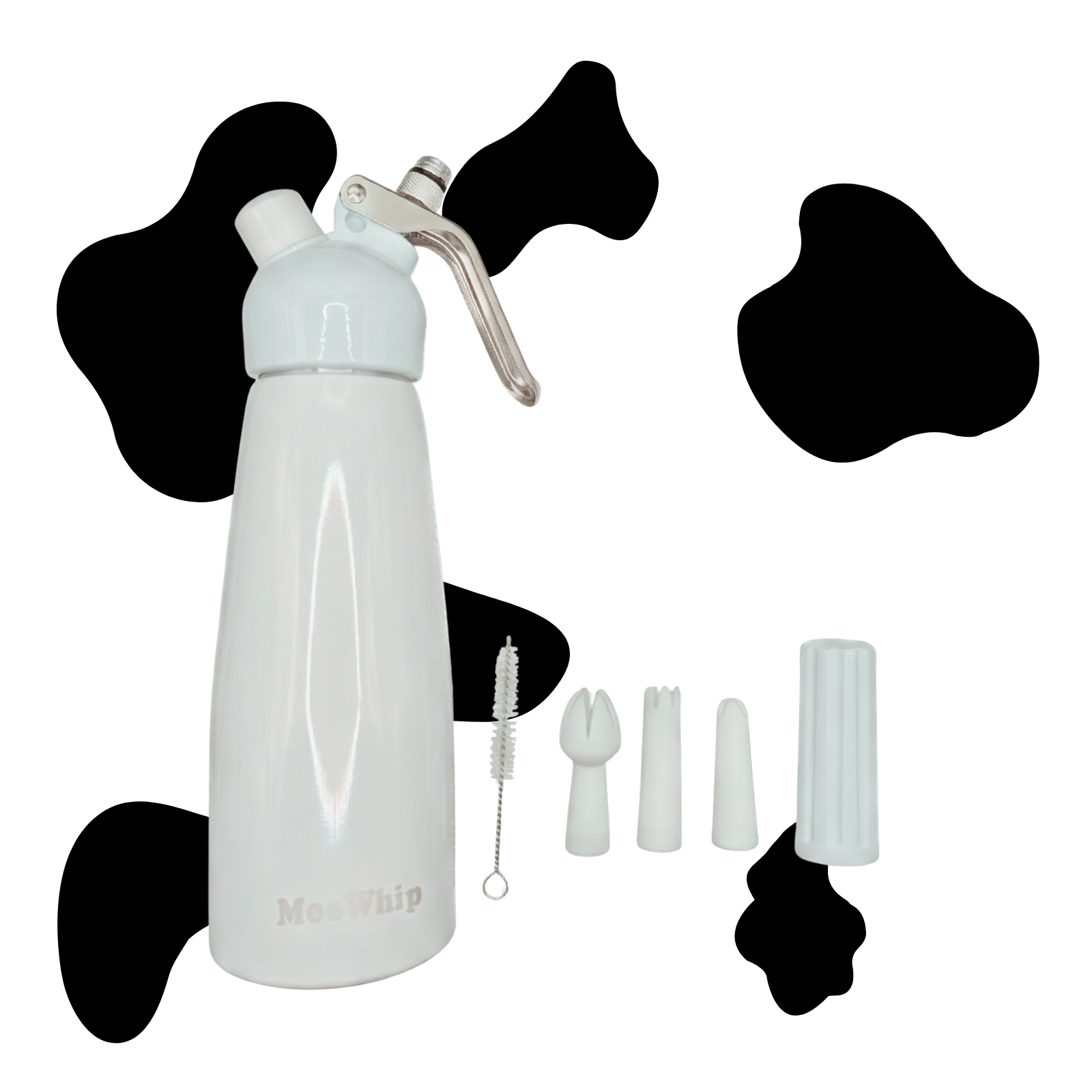 MooWhip 500ml Empty Gas Dispenser For Cream Whippers