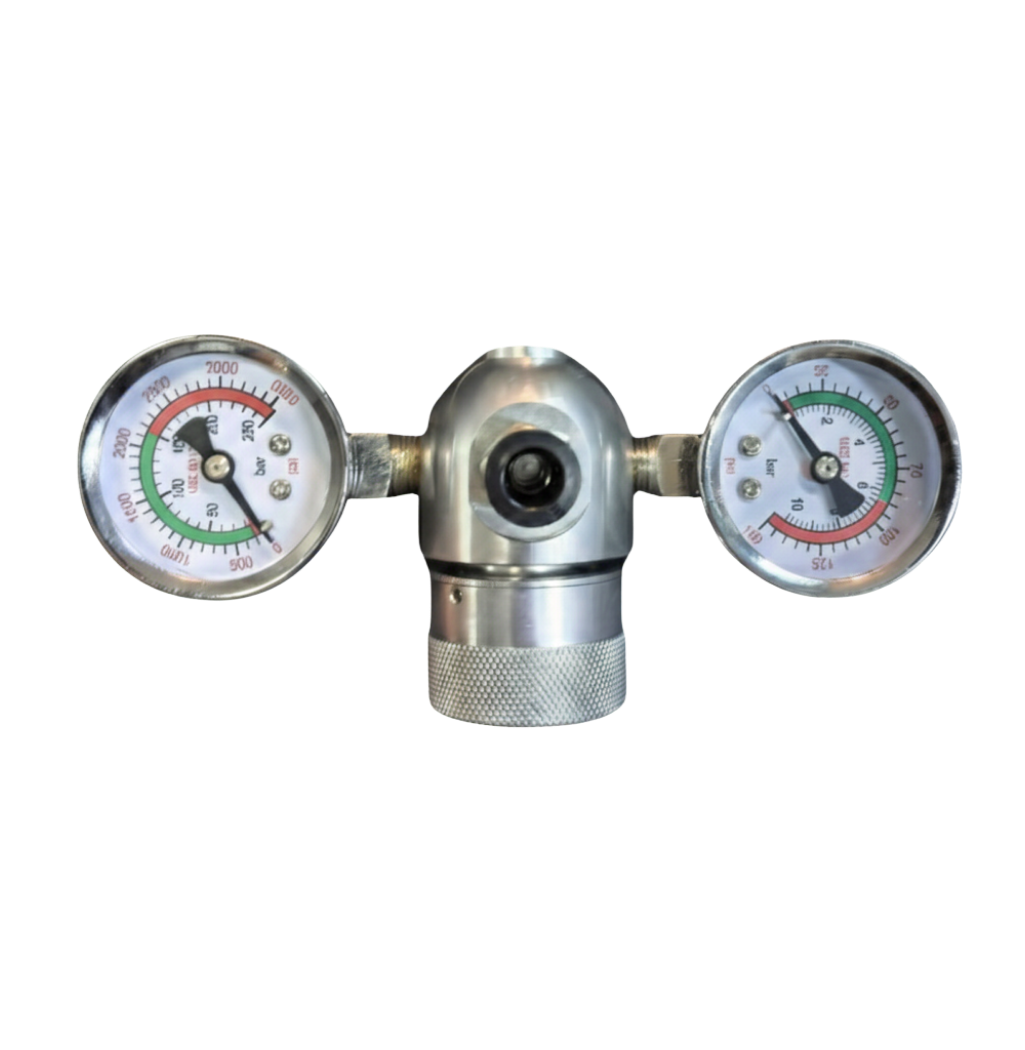 MooWhip Universal Pressure Regulator Valve – Compatible with 0.95L to 4.5L Nitrous Oxide Cylinders