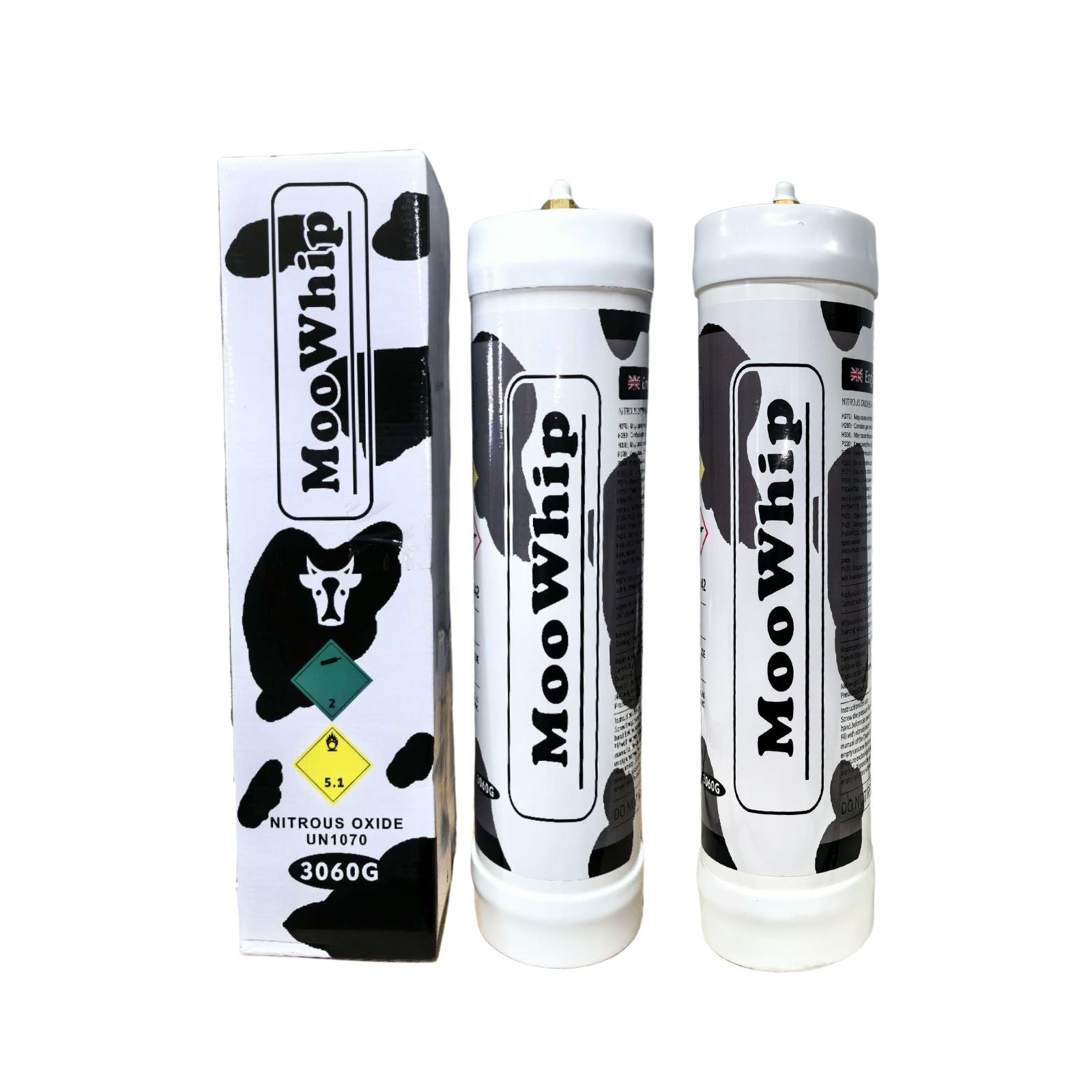MooWhip 4.5L 3060g Whipped Cream Tank ULTRA PURE GAS (W/NozzleοΌ