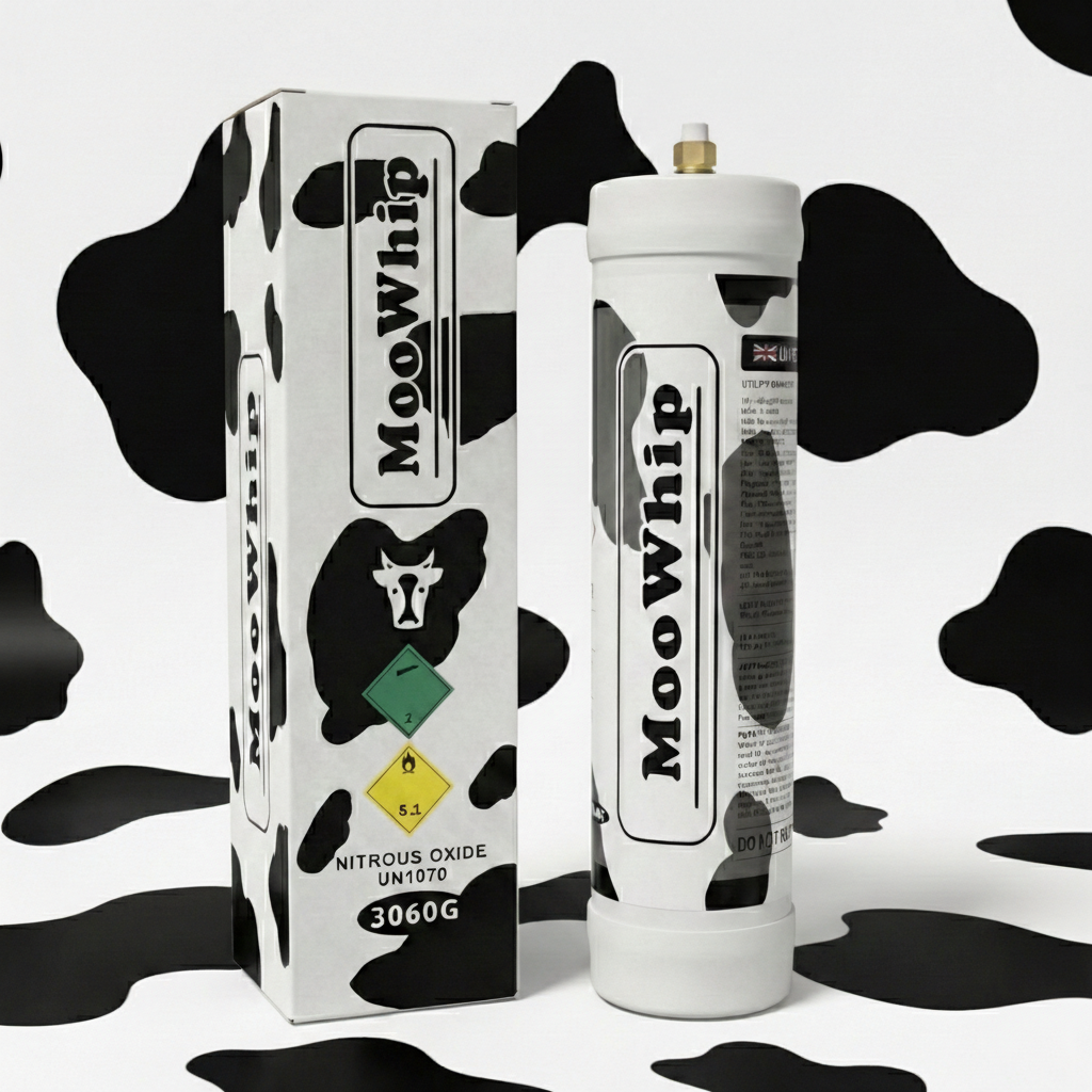 MooWhip 4.5L 3060g Whipped Cream N2O Tank (W/O Regulator )