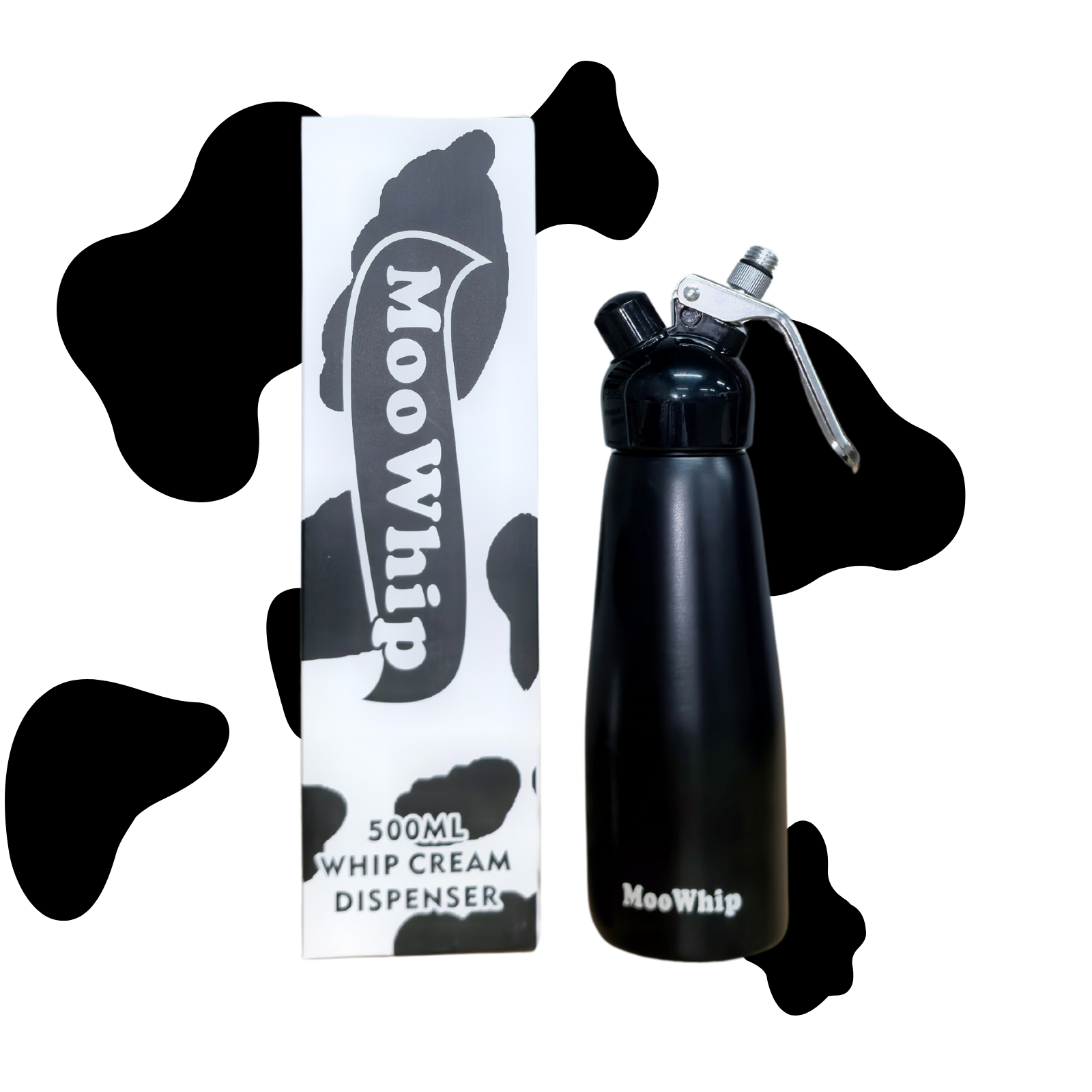 MooWhip 500ml Empty Gas Dispenser For Cream Whippers