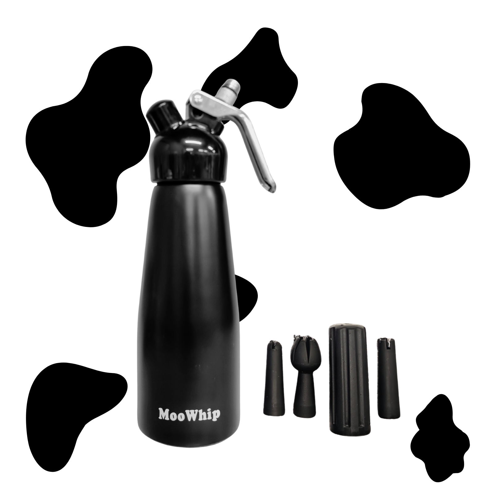 MooWhip 500ml Empty Gas Dispenser For Cream Whippers