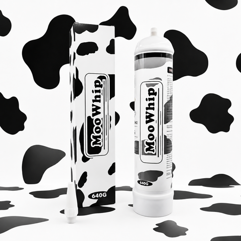 MooWhip 1L 640g Whipped Cream N2O Tank