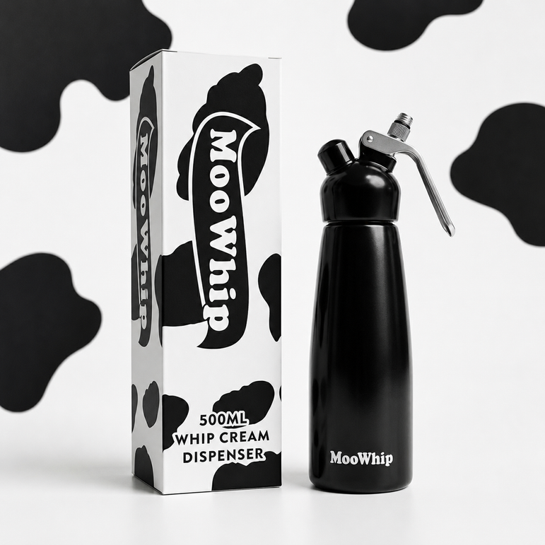 MooWhip 500ml Empty Gas Dispenser For Cream Whippers