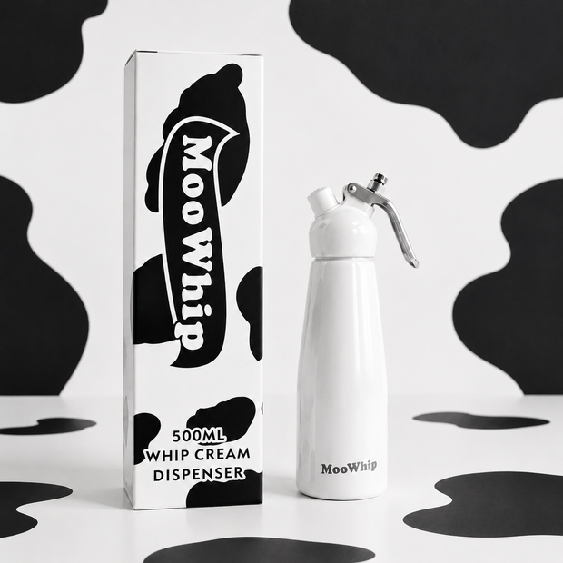 MooWhip 500ml Empty Gas Dispenser For Cream Whippers