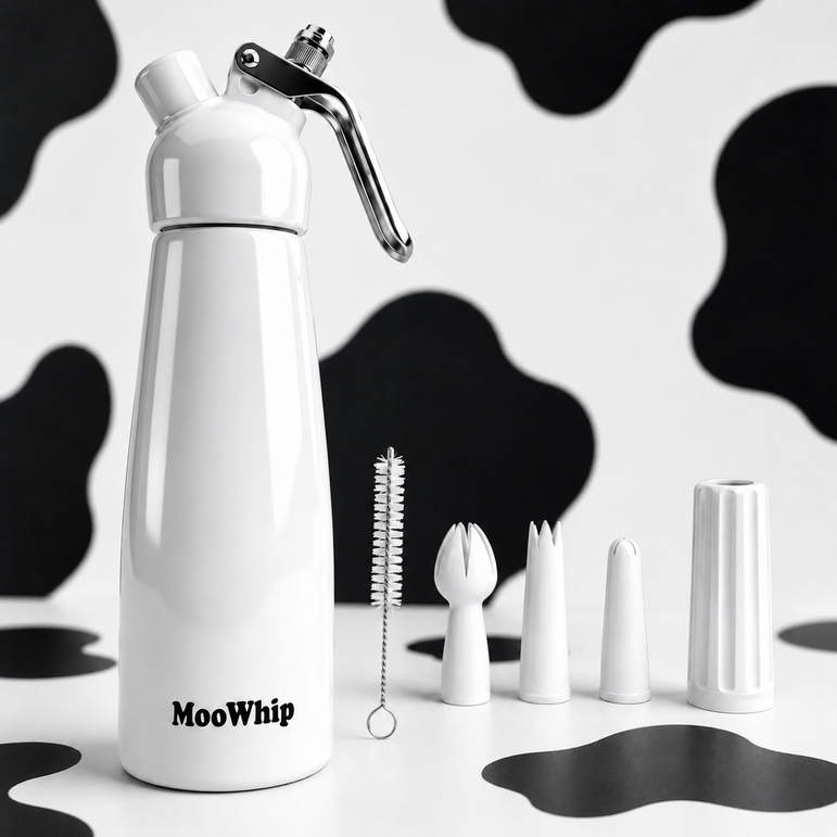 MooWhip 500ml Empty Gas Dispenser For Cream Whippers