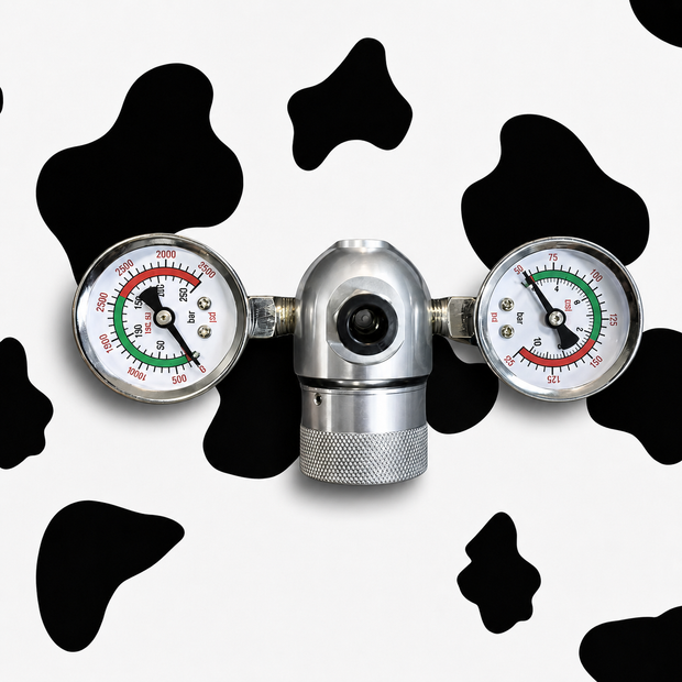 Gowhip Universal Pressure Regulator Valve – Compatible with 0.95L to 4.5L Nitrous Oxide Cylinders