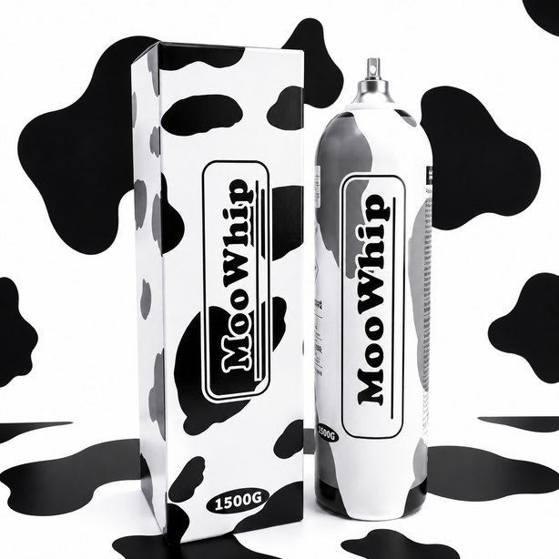 Preminum Moowhip 2.2L 1500g Aluminum Whipped Cream N2O Tank