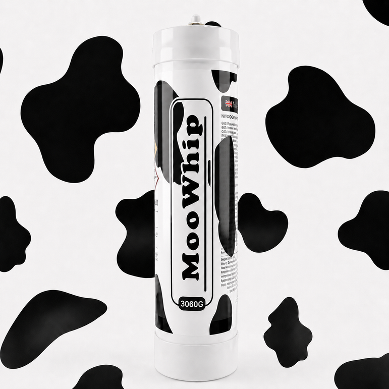 MooWhip 4.5L 3060g Whipped Cream N2O Tank