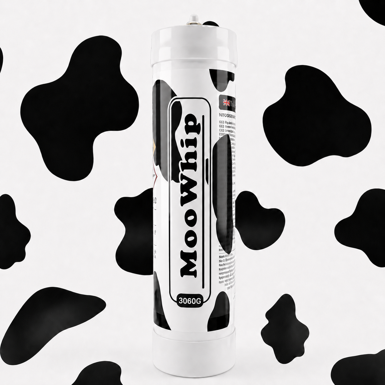 MooWhip 4.5L 3060g Whipped Cream N2O Tank
