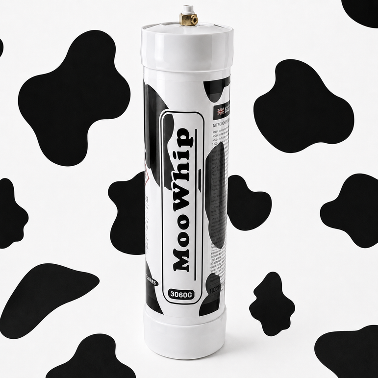 MooWhip 4.5L 3060g Whipped Cream N2O Tank