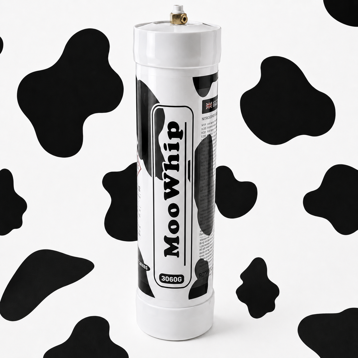 MooWhip 4.5L 3060g Whipped Cream N2O Tank