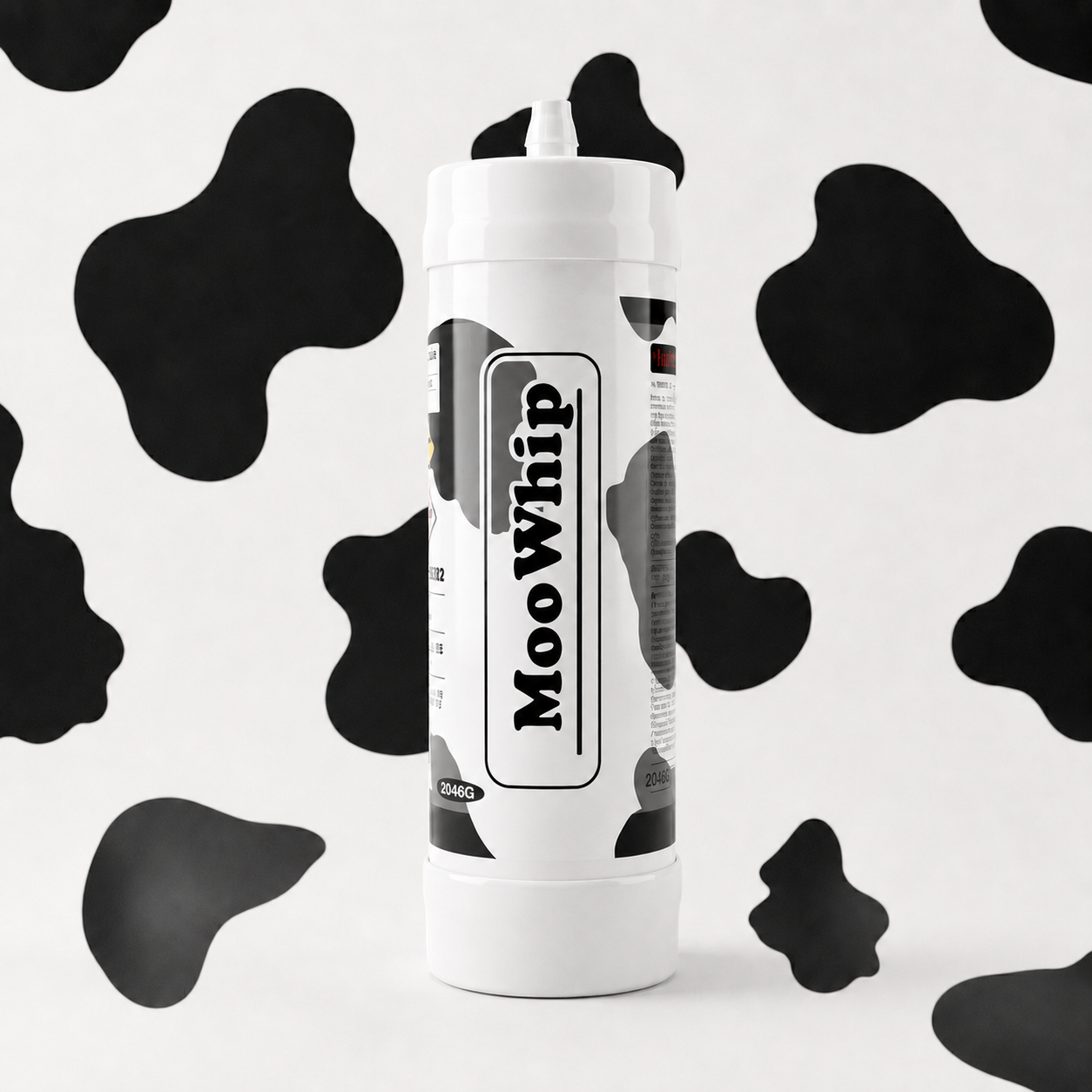 MooWhip 3.3L 2046g Whipped Cream N2O Tank