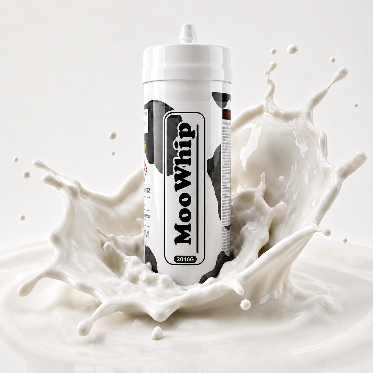 MooWhip 3.3L 2046g Whipped Cream N2O Tank