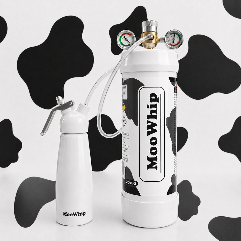 MooWhip 3.3L 2046g Whipped Cream N2O Tank