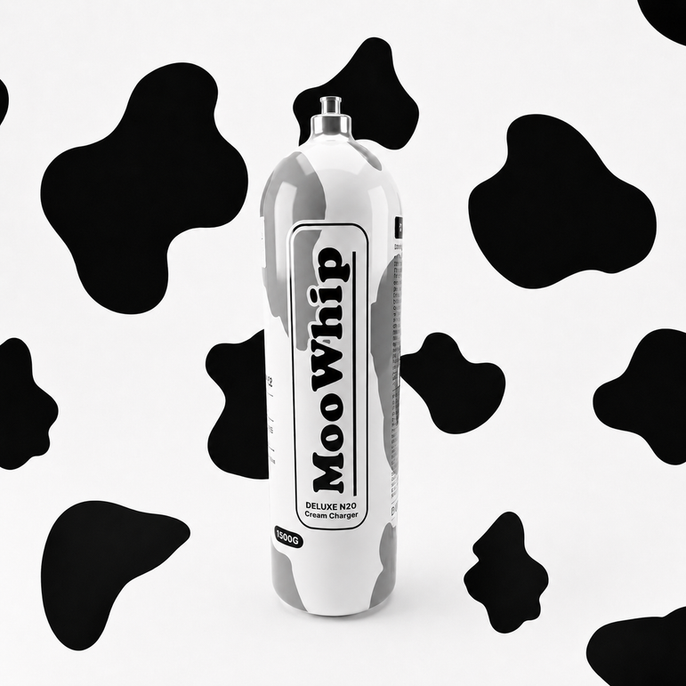 Preminum Moowhip 2.2L 1500g Aluminum Whipped Cream N2O Tank
