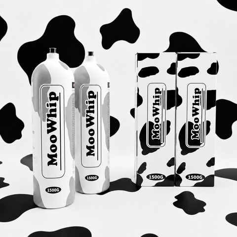 Preminum Moowhip 2.2L 1500g Aluminum Whipped Cream N2O Tank