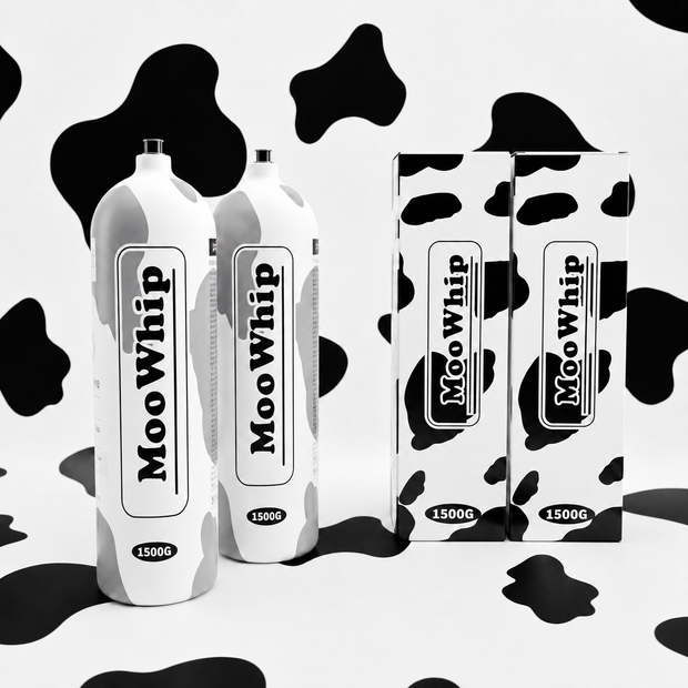 Preminum Moowhip 2.2L 1500g Aluminum Whipped Cream N2O Tank