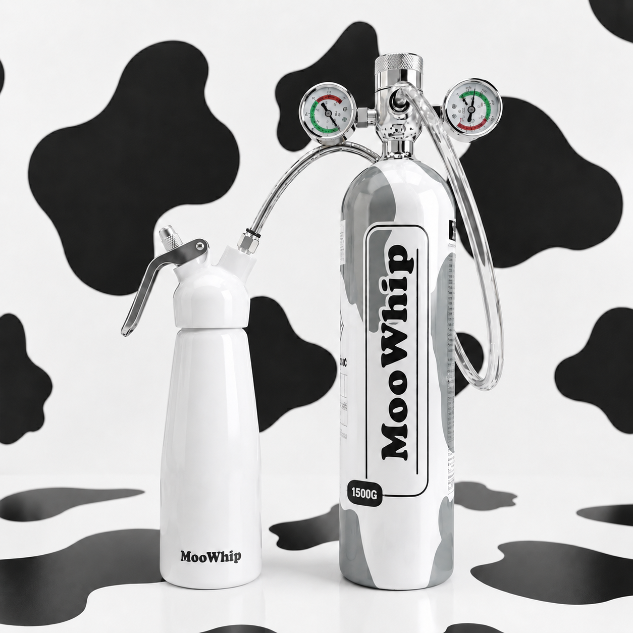 Preminum Moowhip 2.2L 1500g Aluminum Whipped Cream N2O Tank