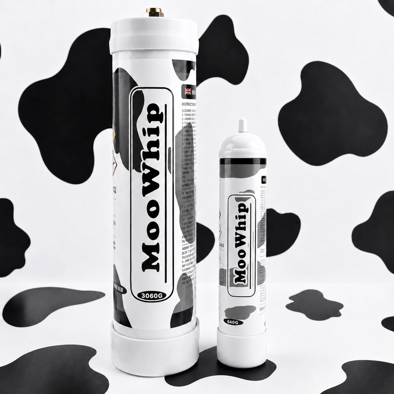 MooWhip 4.5L 3060g Whipped Cream N2O Tank