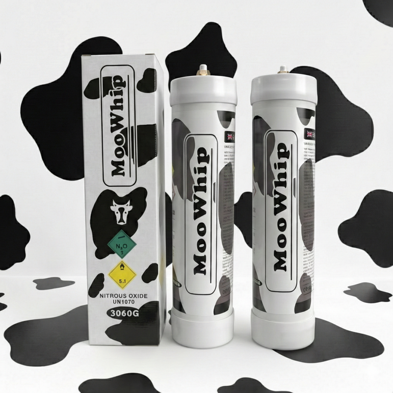 MooWhip 4.5L 3060g Whipped Cream N2O Tank  (W/O Regulator ）
