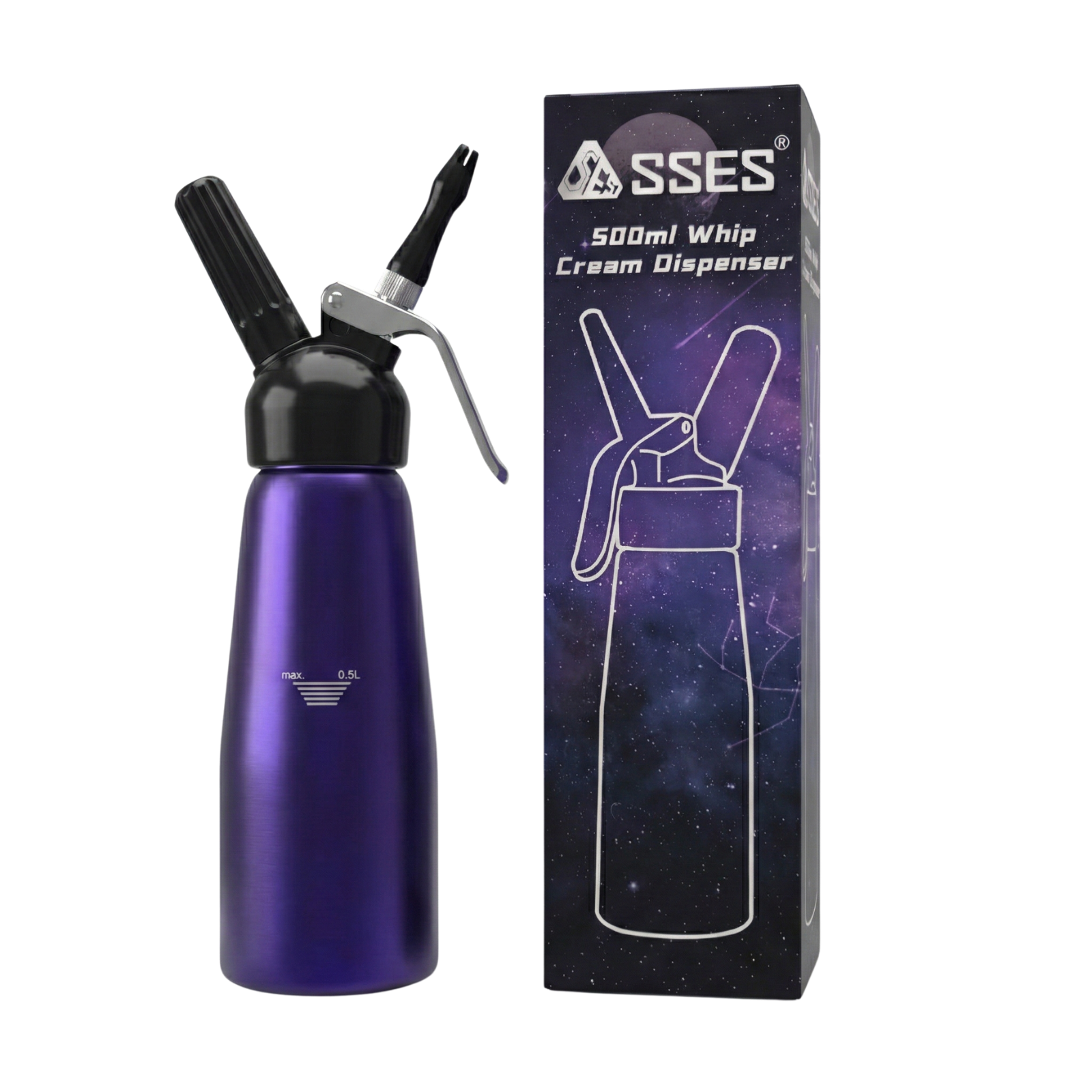 (Clearance)SSESSWHIP 500ml Professional Cream Whipper (Empty Dispenser)
