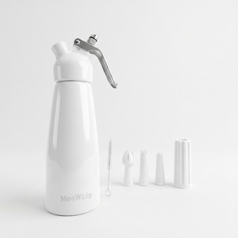 MooWhip 500ml Empty Gas Dispenser For Cream Whippers