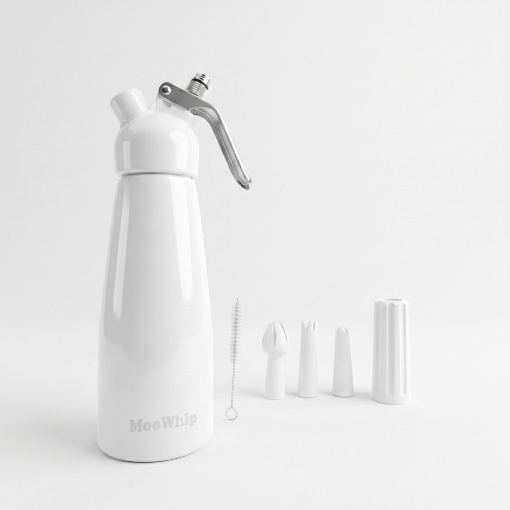 MooWhip 500ml Empty Gas Dispenser For Cream Whippers