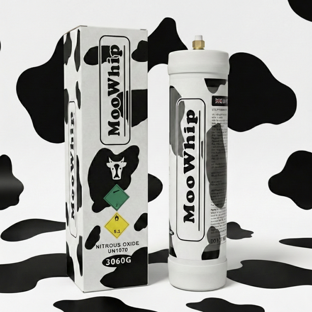 MooWhip 4.5L 3060g Whipped Cream N2O Tank