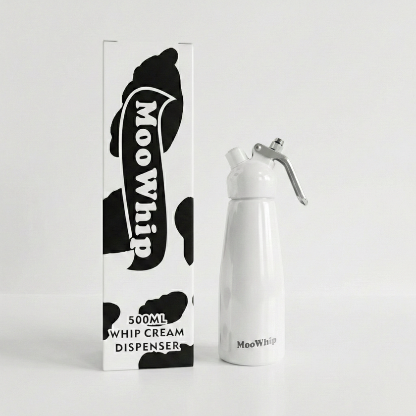 MooWhip 500ml Empty Gas Dispenser For Cream Whippers
