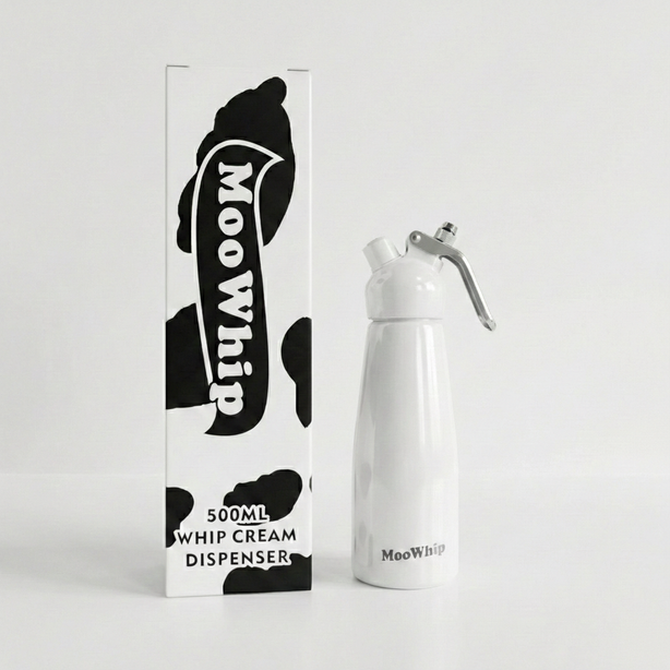MooWhip 500ml Empty Gas Dispenser For Cream Whippers