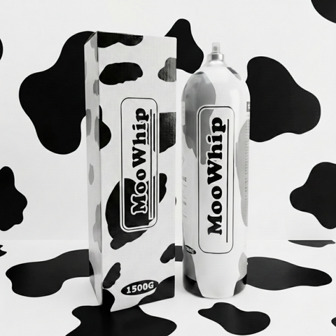 Preminum Moowhip 2.2L 1500g Aluminum Whipped Cream N2O Tank  (W/O Regulator ）