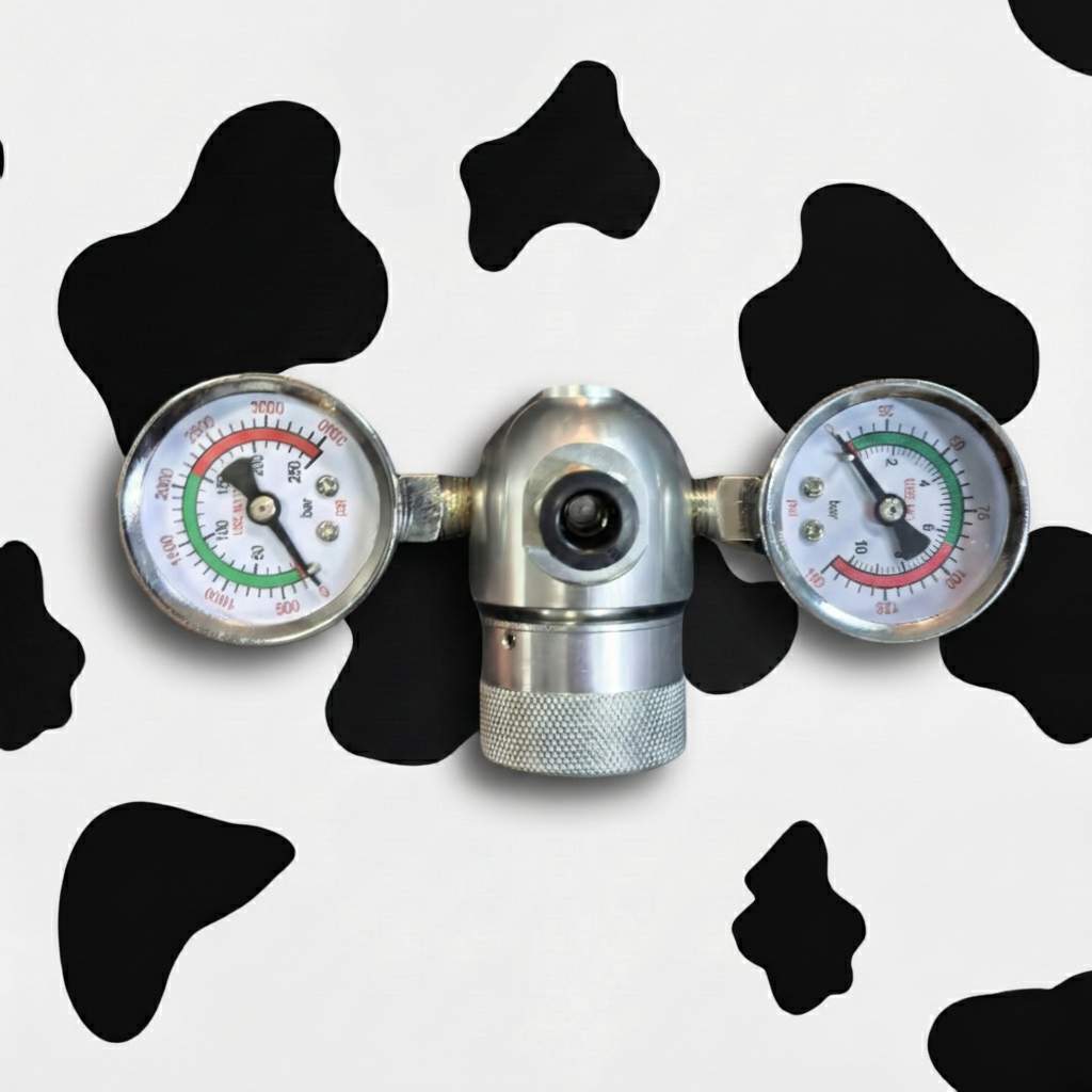 Gowhip Universal Pressure Regulator Valve – Compatible with 0.95L to 4.5L Nitrous Oxide Cylinders