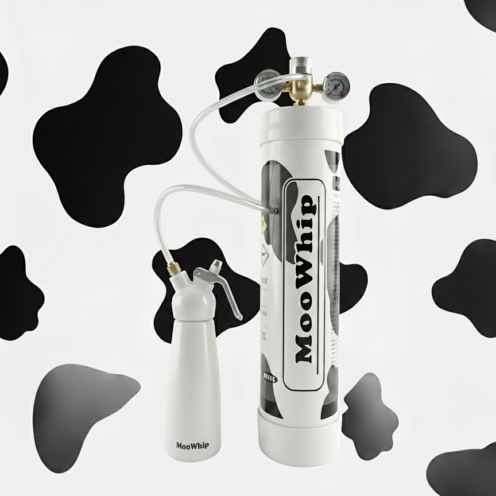 MooWhip 4.5L 3060g Whipped Cream N2O Tank
