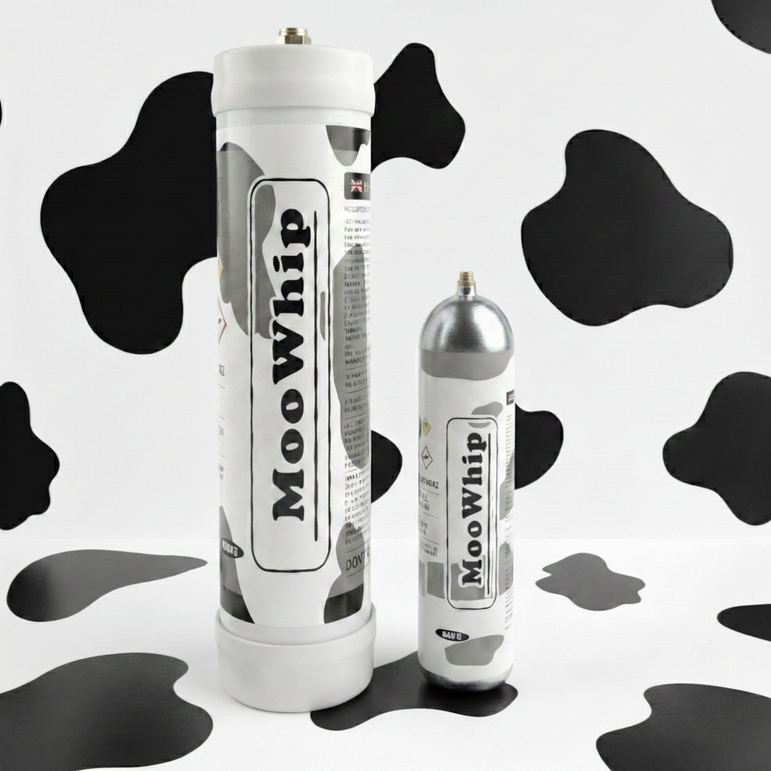 MooWhip 4.5L 3060g Whipped Cream N2O Tank  (W/O Regulator ）