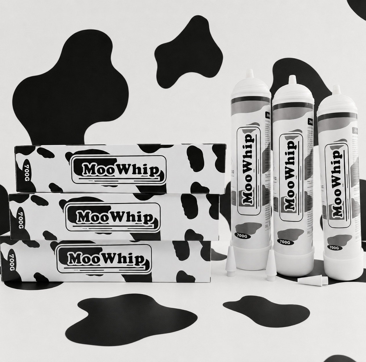 Read Before Purchase (Clearance)MooWhip 1L 700g Whipped Cream N2O Tank